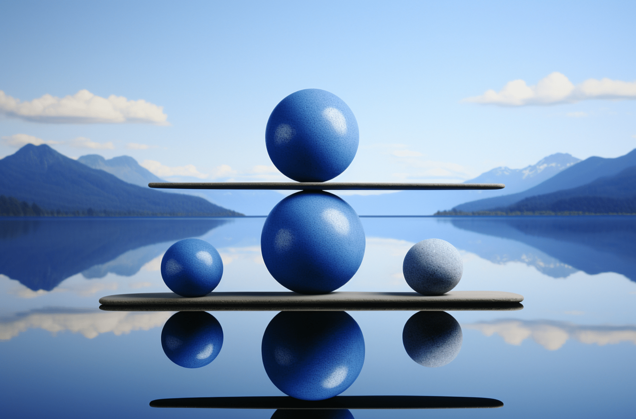 équilibre intérieur entre ciel et mer